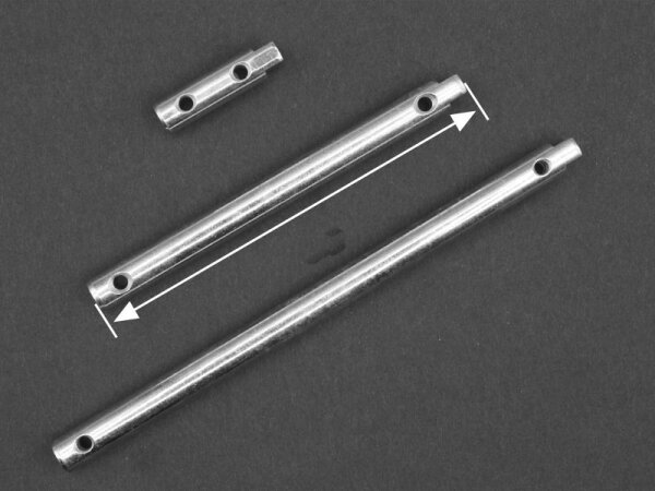 10 mm Verlängerungsstift für Kegelradgetriebe - Länge 127 mm ohne Zubehör