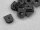 Kabeldurchführung Hartgummi Halbrund für Randstanzung für 11 x 16 mm Randstanzung schwarz