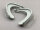 Ausfallprofil-Kappen Lewens Toscana Grande, RAL 9006 (weißaluminium), Paar