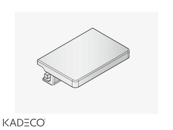 Nicht mehr lieferbar! Bediengriff eckig Kadeco weiß Wabenplissee