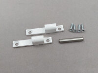 Swivel hinge for insect screen door - white