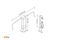 Slim clamp brackets