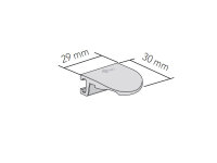 Operating handle for sliding systems (in the past with...