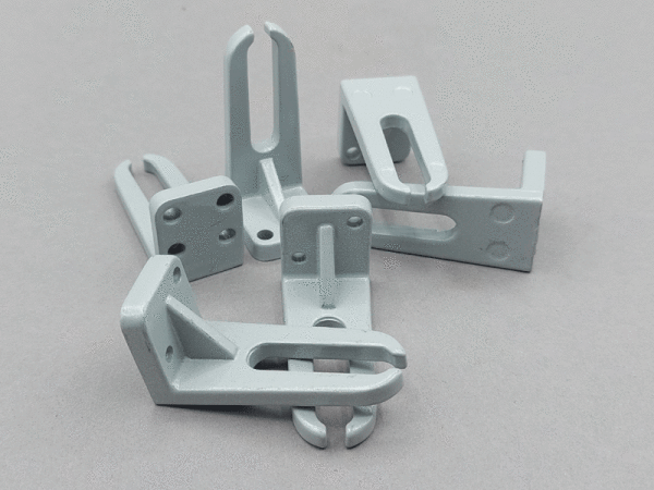 Restposten Spannwinkel/Seilspannhalter 60 mm RAL 9006