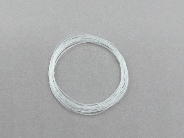 3 Meter Spanndraht Nylon transparent 0,6 mm