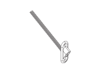 WALL GUIDE for cord and tilt shaft