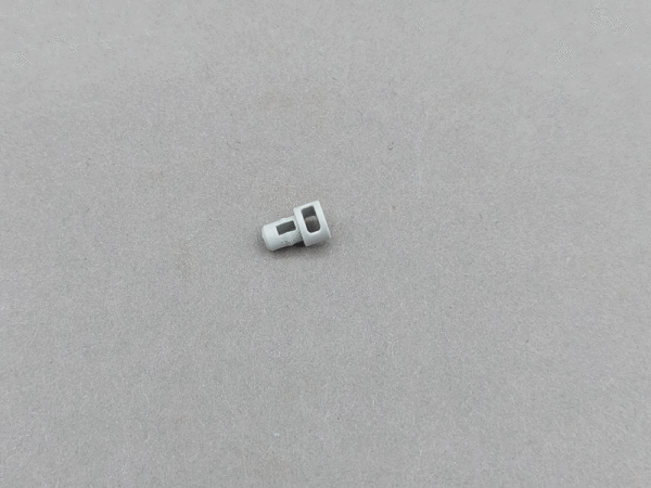 Stop pin for swivel bearing