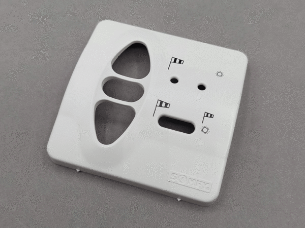 Abdeckplatte Soliris für Schaltersystem polarweiß Jung, Merten, Peha