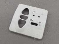 Cover plate Soliris Uno, Soliris IB for  polarweiß...