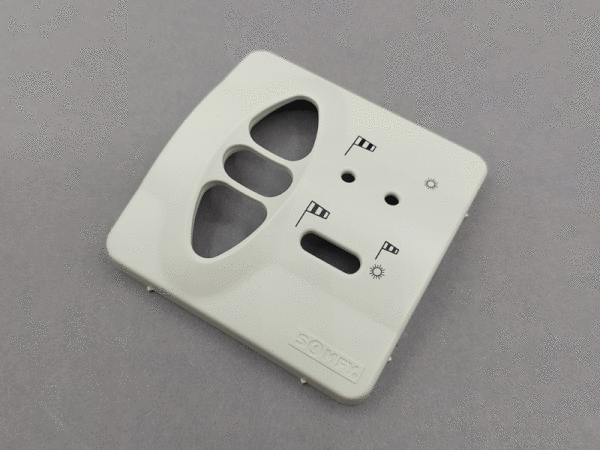 Abdeckplatte Soliris für Schaltersystem weiß  Jung, Merten, Peha