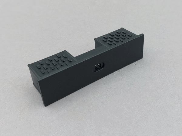 Endkappe Endleiste für Roma FL80, schwarz