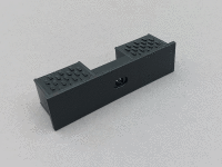 Endkappe Endleiste für Roma FL80, schwarz