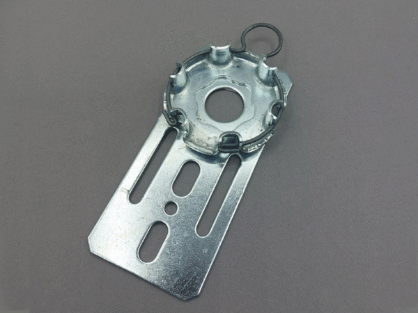 Somfy Flansch Antriebslager für Fertigkastenlager, mit Federring große Öse