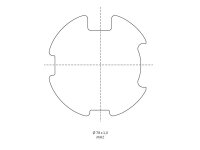 Typ 11 Adapter und Mitnehmer für Nutrohrwelle 78 x...