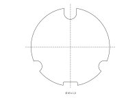 Typ 11 Adapter und Mitnehmer für Nutrohrwelle 85 x...