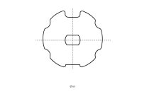 Typ 9 Adapter und Mitnehmer für Nutrohrwelle 63 mm