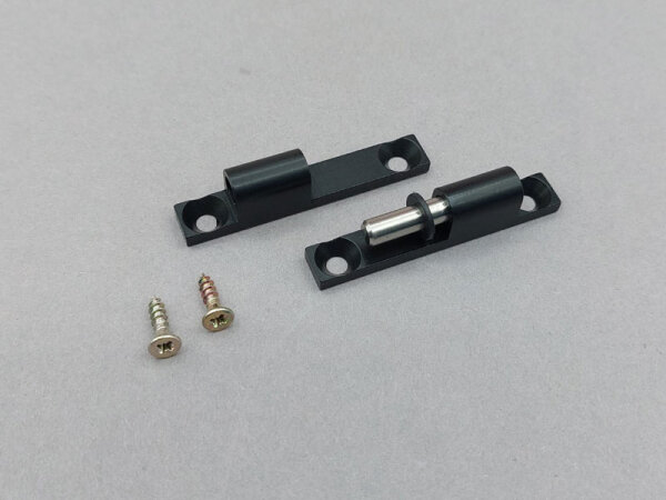 Drehscharnier LA 40 mm - C35 - dunkelbraun