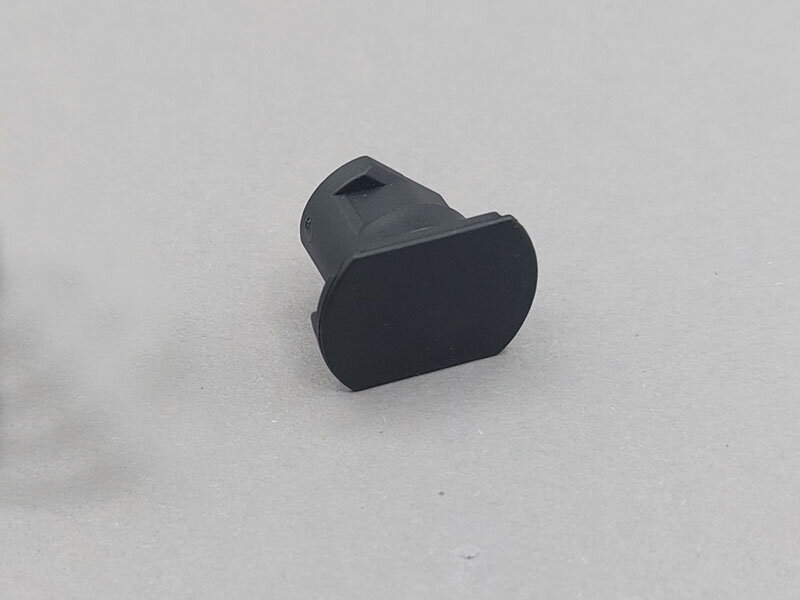 Befestigungsknopf schwarz für Schüko Endkappe (56145)