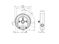 3.5:1 worm gear for screens and flywheels