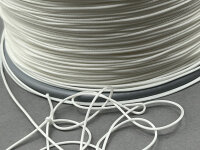 1,2 mm Zugschnur - Meterware - weiß