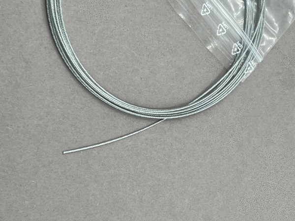 Tension wire 1,0 mm polyester - coated