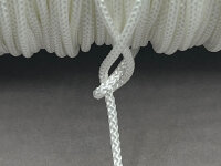 2,8 mm Nylon- Zugschnur - weiß