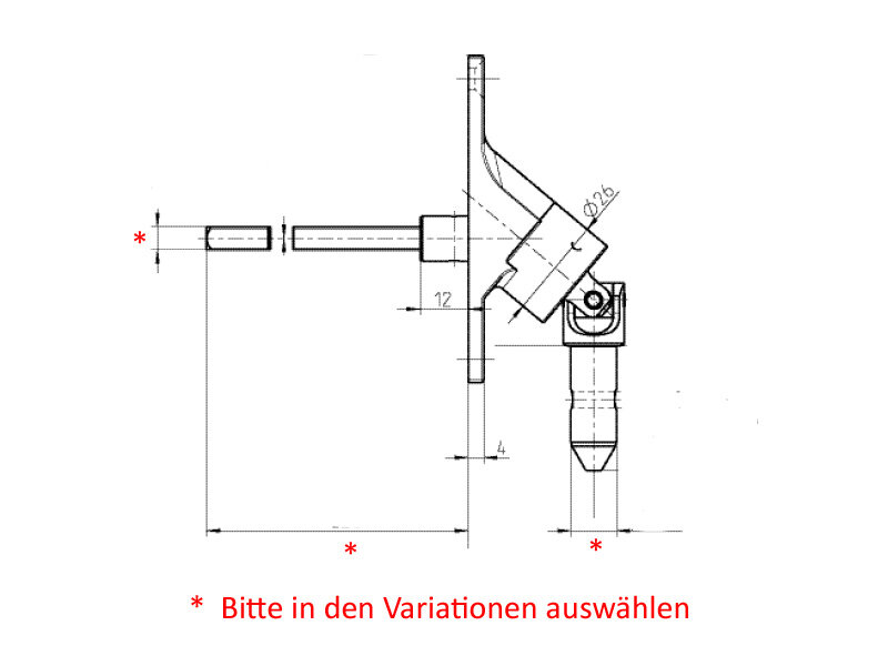 Gelenklager 90°