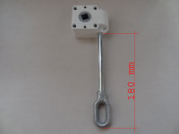 Schneckengetriebe 7:1, 38 mm, 13 mm Abtrieb langer...