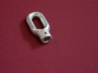 Markisenöse oval aus Zinkdruckguss Bohrung 10 mm