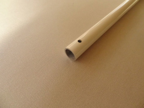 Alu-Rohr 15 x 1,5 mm für Knickgelenkkurbel weiß lackiert 150 cm