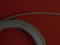 tension wire 2,2 mm transparent, coated