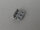 Kettenschloß für 4,5 mm und 3,8 mm Perlketten - grau