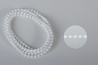 Restbestand - Bedienkette 4,5/6 Endloser Ring weiß Kunststoff Umlauf 280 cm / Bedienlänge 140 cm