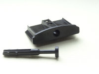 Endkappe für Unterschiene 59/15 schwarz mit Stift 61 mm