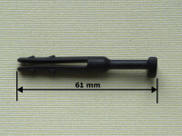 Endkappenstift schwarz 61 mm