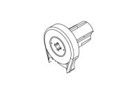 Rollo-Kettenzuggetriebe für 25 mm Welle, weiß,...