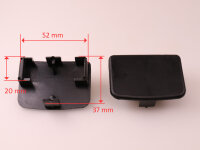 Ausfallprofil-Endkappe Reflexa Royal, schwarz