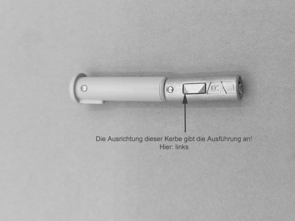 Schließhilfe für Warema Insektenschutztüren DR links