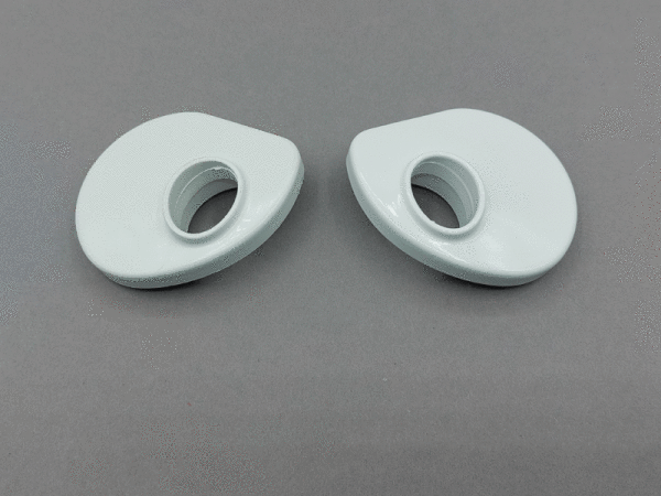 Ausfallprofil-Endkappen 1100/1200/1300, weiß