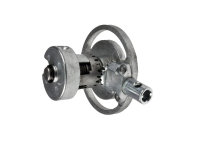Kegelradgetriebe 1,2:1 6 mm 6-kant beidseitig verwendbar für 31,6 mm Rundwelle