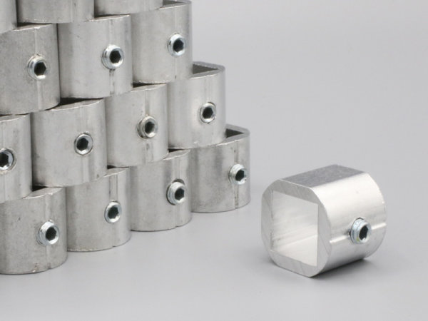 Stellring Aluminium für 12 mm Vierkant