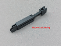 Spring-loaded sliding sash guide