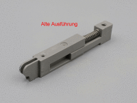 Spring-loaded sliding sash guide