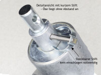 Markisen-Kegelradgetriebe mit 10 mm Bohrung & langem Antrieb