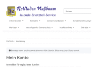 Your customer account is no longer there?