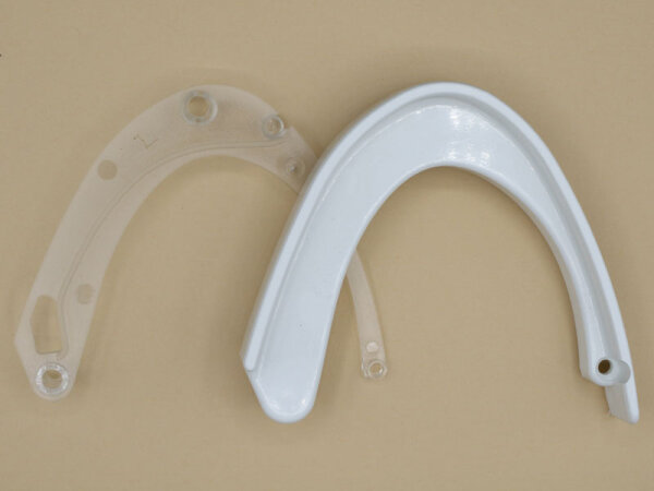 Ausfallprofil-Kappe Lewens Toscana, weiß, linke Kappe