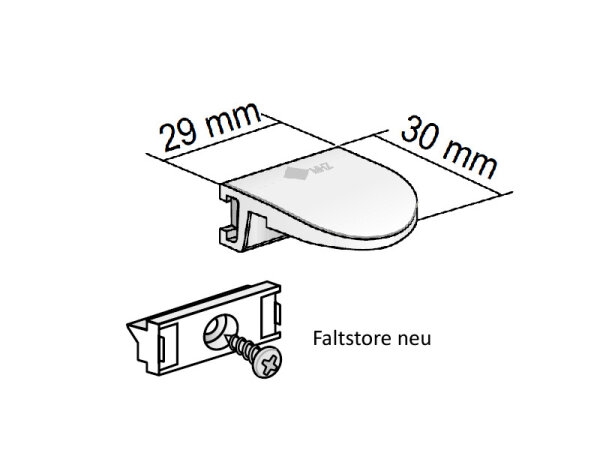 Faltstore neu